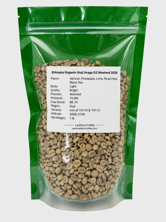 Ethiopia Organic Guji Uraga G2 Washed 2025