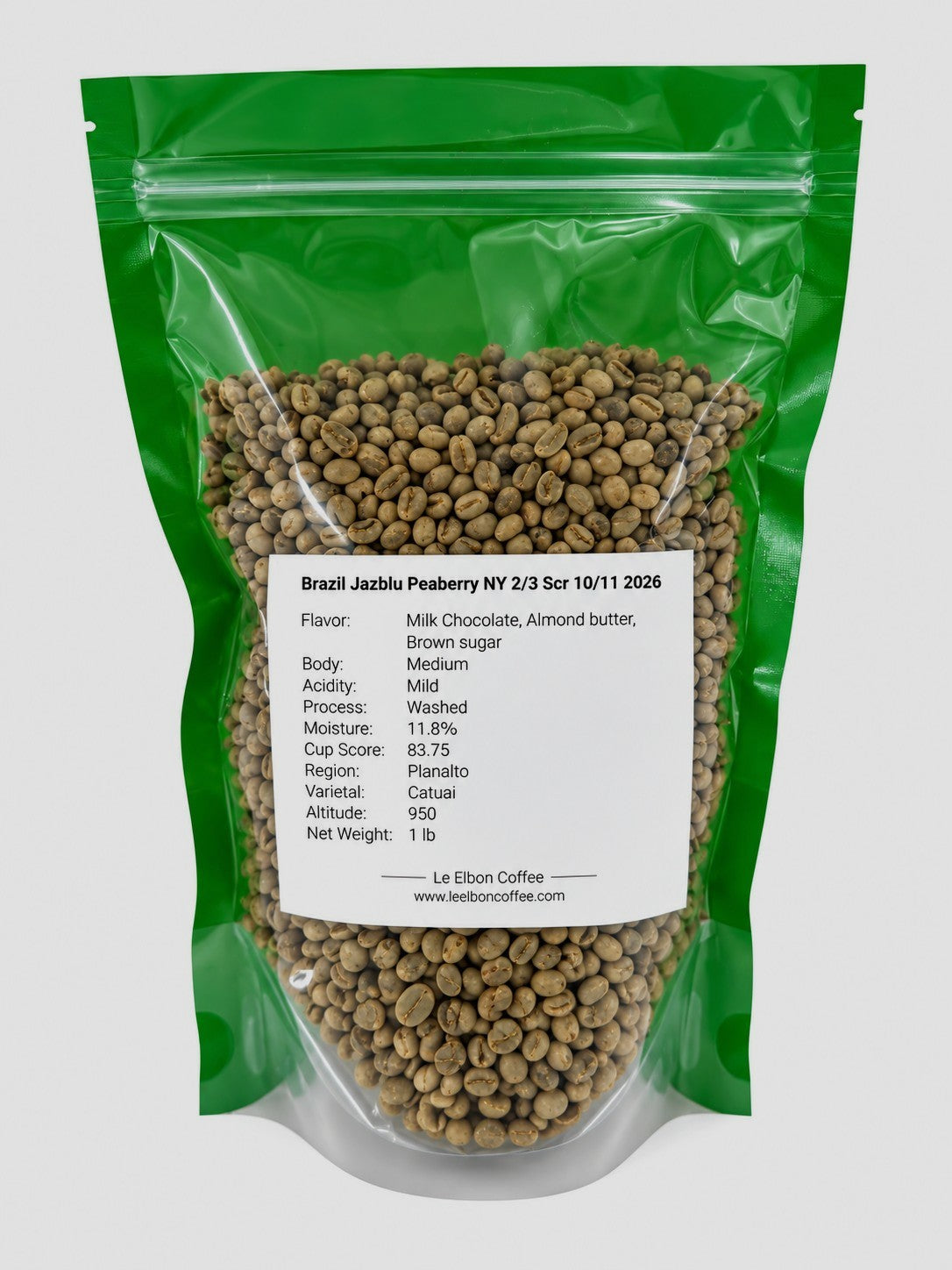 Brazil Jazblu Peaberry NY 2/3 Scr 10/11 2026