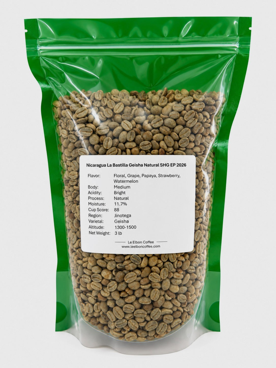 Nicaragua La Bastilla Geisha Natural SHG EP 2026